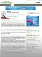 Practical Dermatology article page: EHR User Series, Part IV, featuring Dr. Justine Park