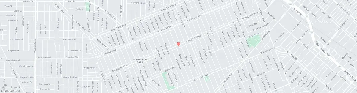 Location Map: 2720 W. Magnolia Blvd. Burbank, CA 91505