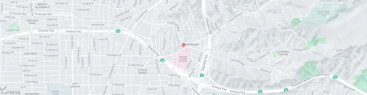 Location Map: 1577 East Chevy Chase Dr. Glendale, CA 91206