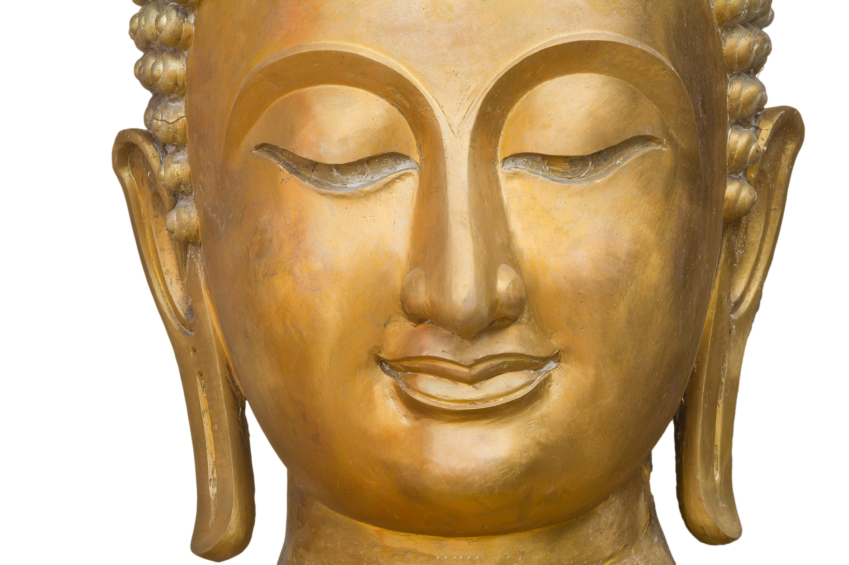 Statue of Buddha space for your text