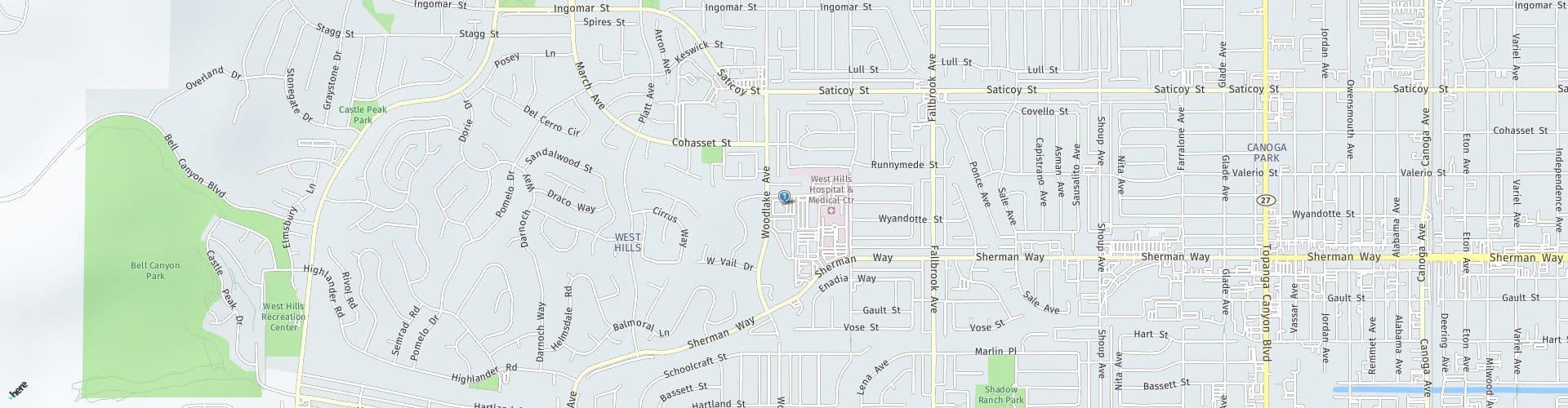 Location Map: 7345 Medical Center Dr. West Hills, CA 91307