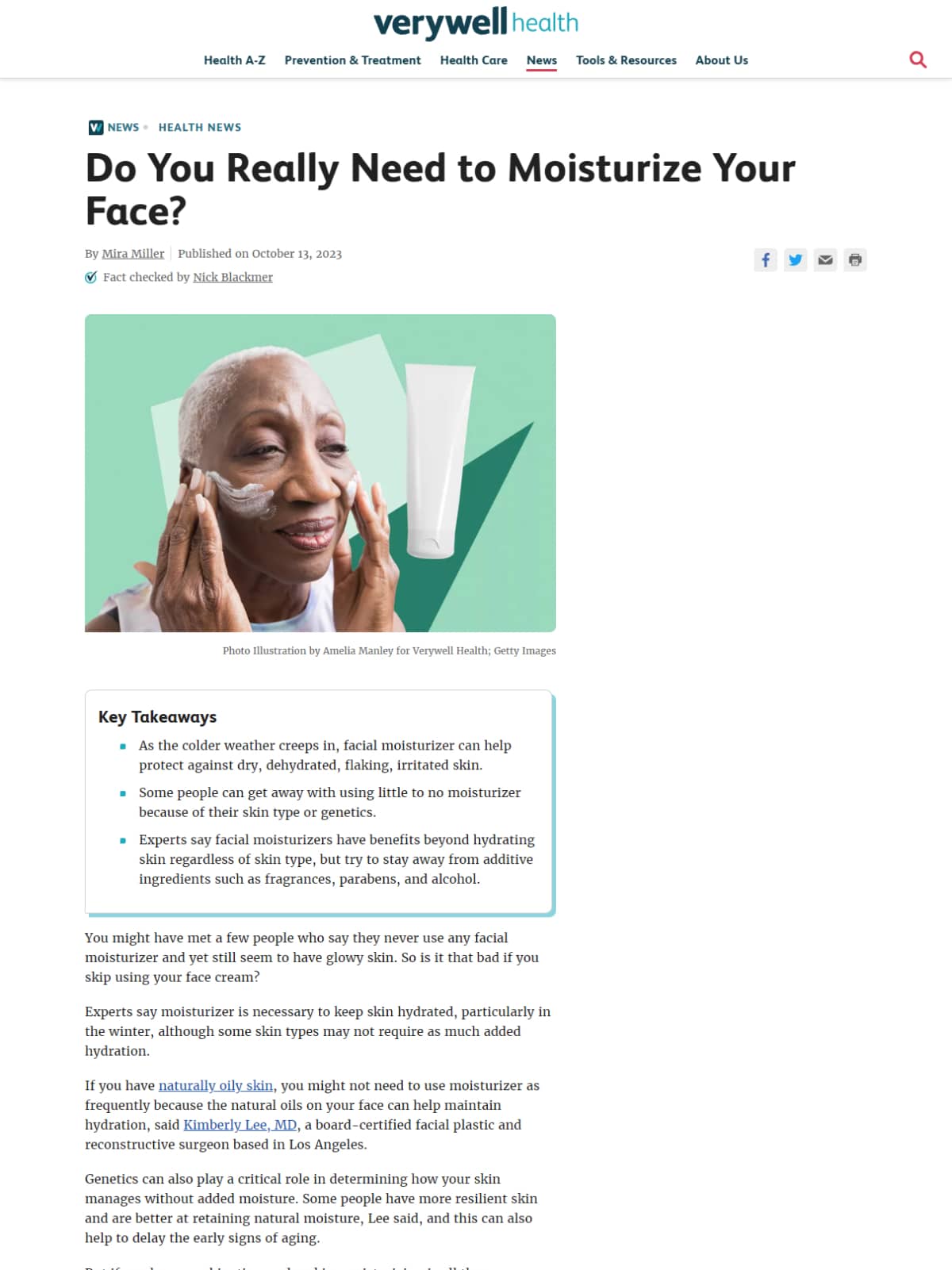 Do You Really Need to Moisturize Your Face